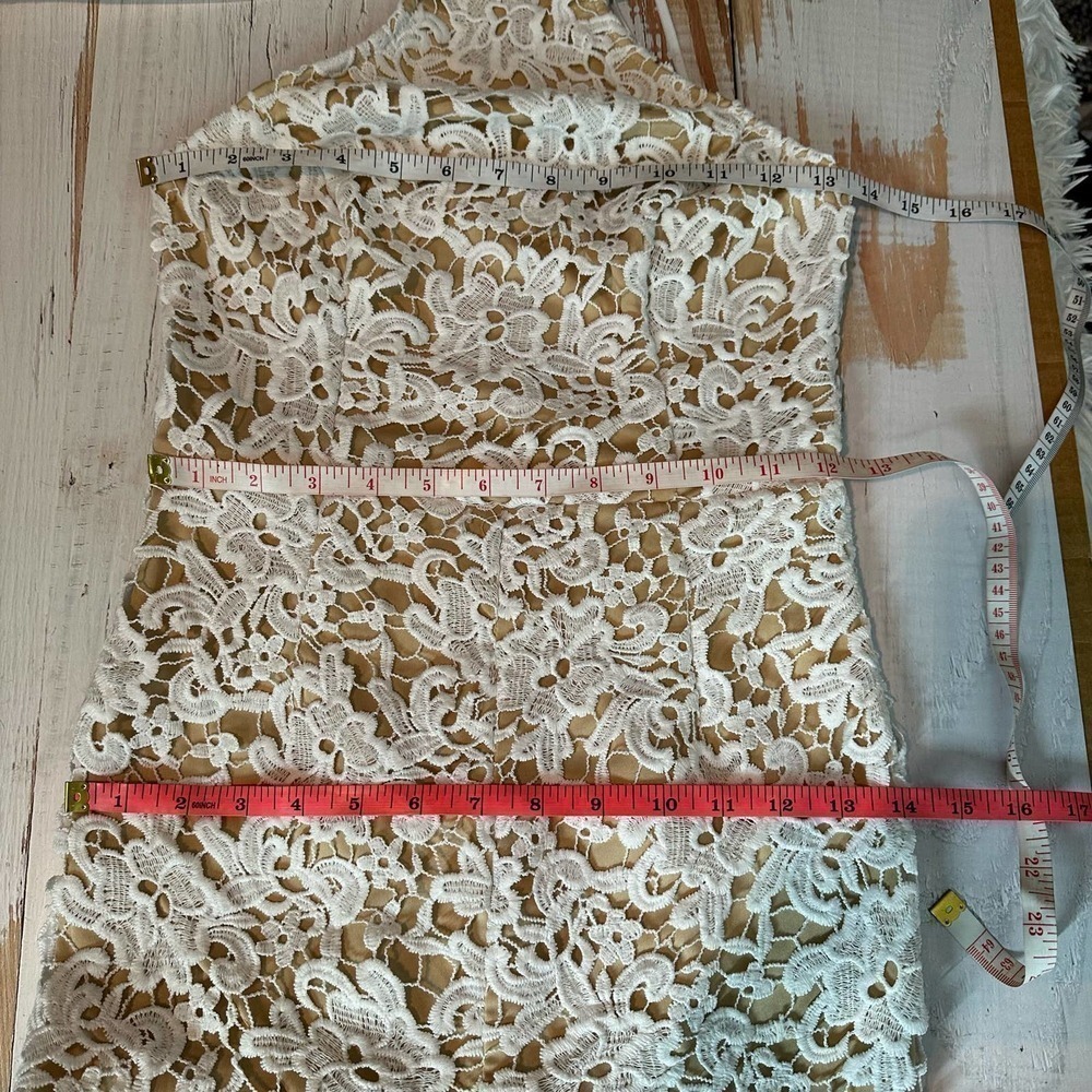 Lulus Keep My Heart White Crochet Lace Formal Dress Size XS - Picture 11 of 13